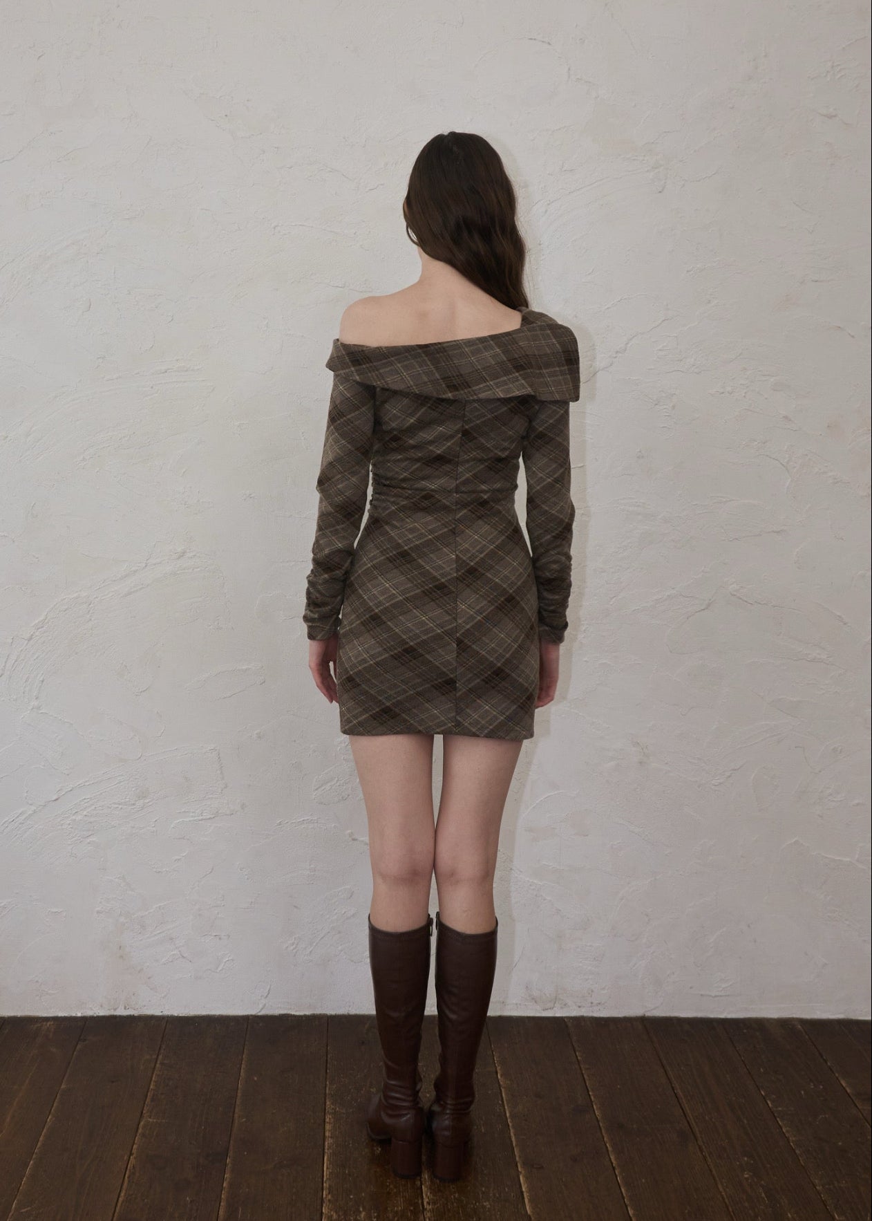 One-shoulder check mini op – YILON