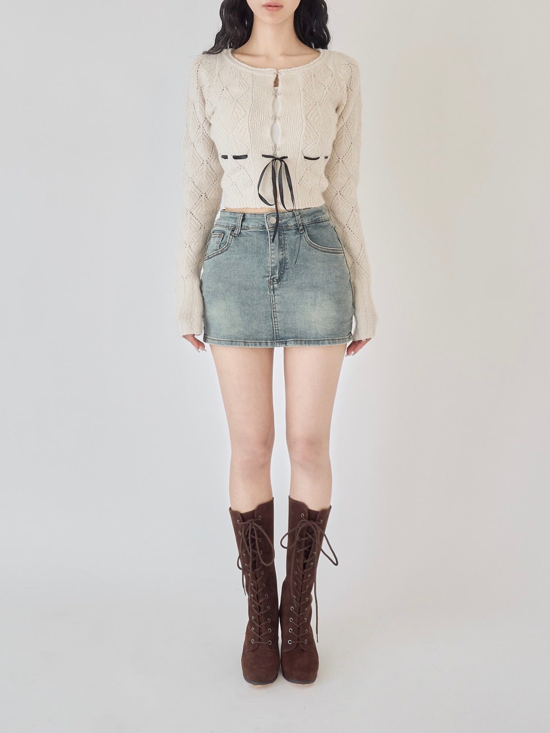 yilon イロン Joli Fille cardigan IVORY YILON MADE】 Joli Fille cardigan ivory