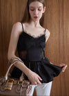 BALLOON LACE CAMI TOP