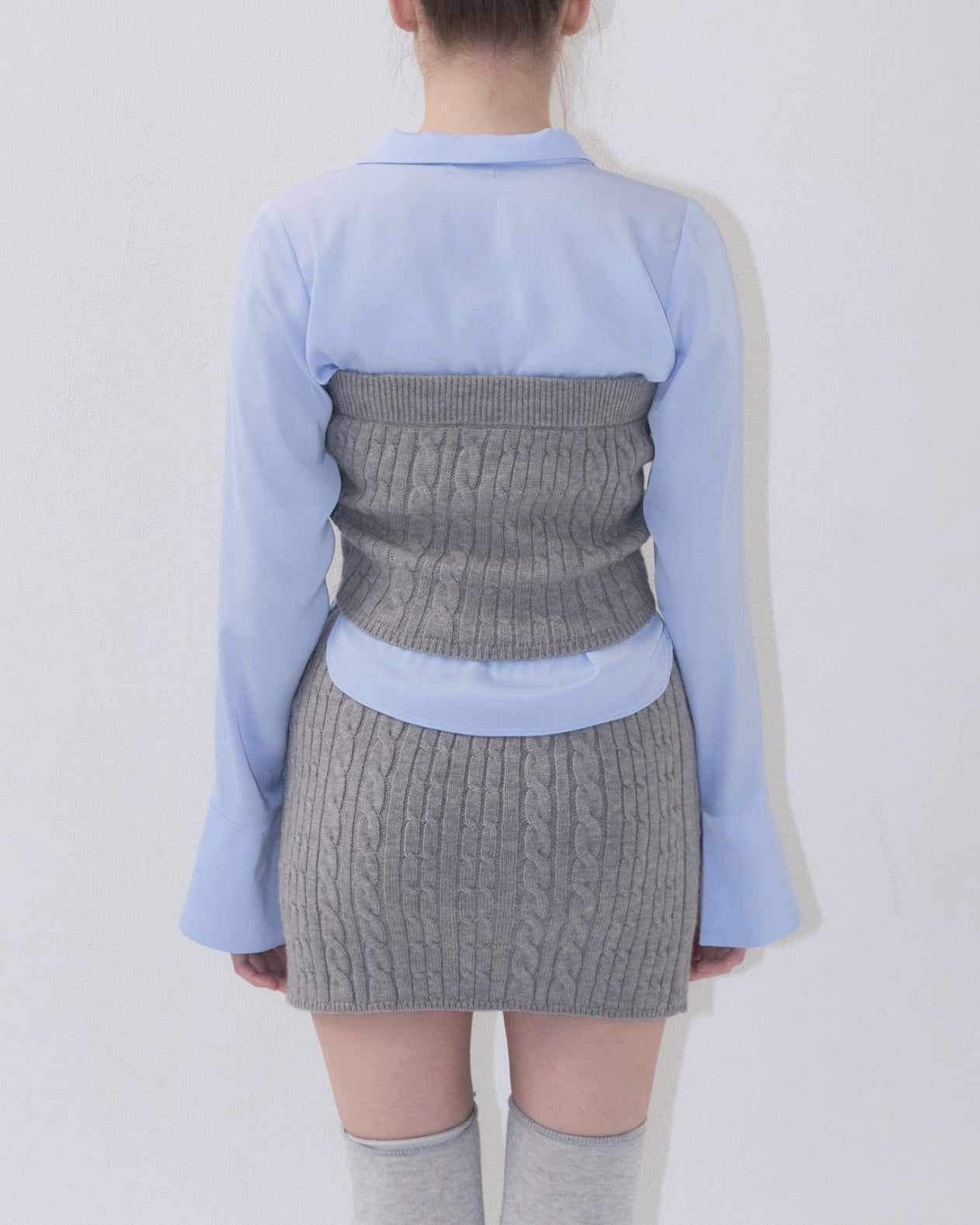 Cable bustier layered Set – YILON