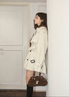HERITAGE MELTON TRENCH COAT