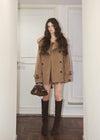 HERITAGE MELTON TRENCH COAT