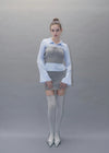 Cable bustier layered Set