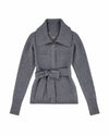 WAIST TIE KNIT JACKET