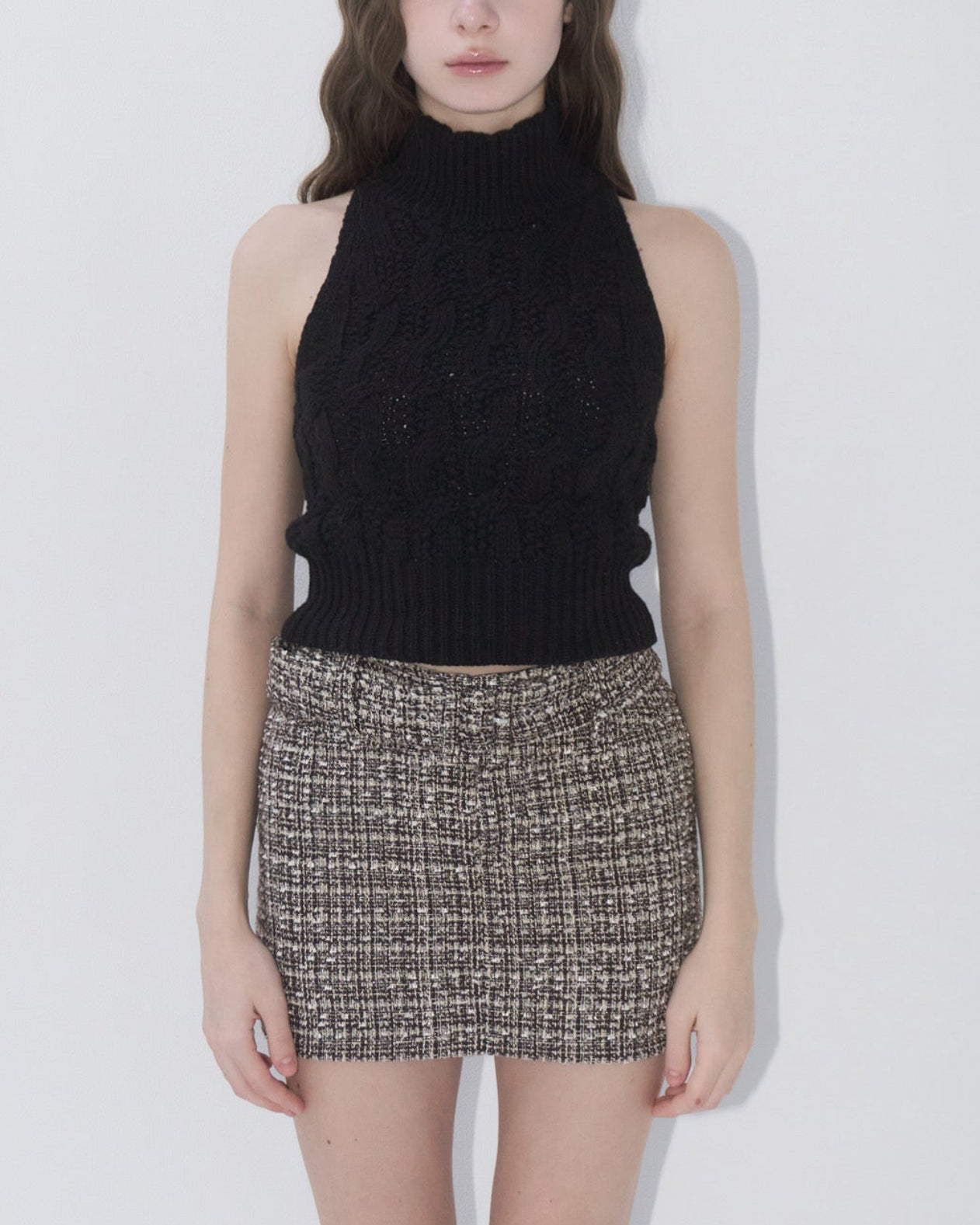 Layered knit ensemble – YILON