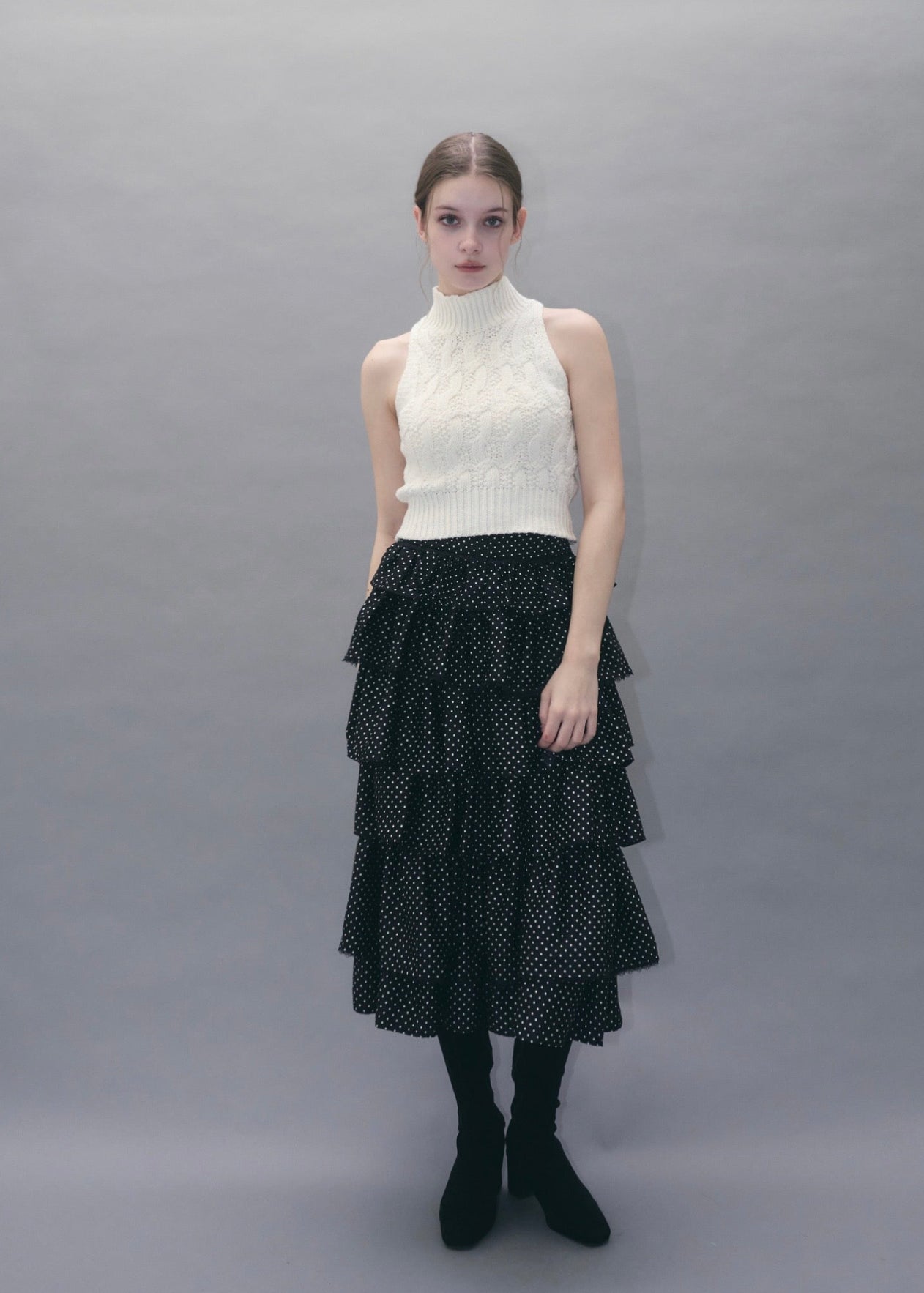 トップス YILON LAYERED KNIT ENSEMBLE Layered knit ensemble – YILON