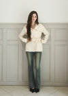 WAIST TIE KNIT JACKET