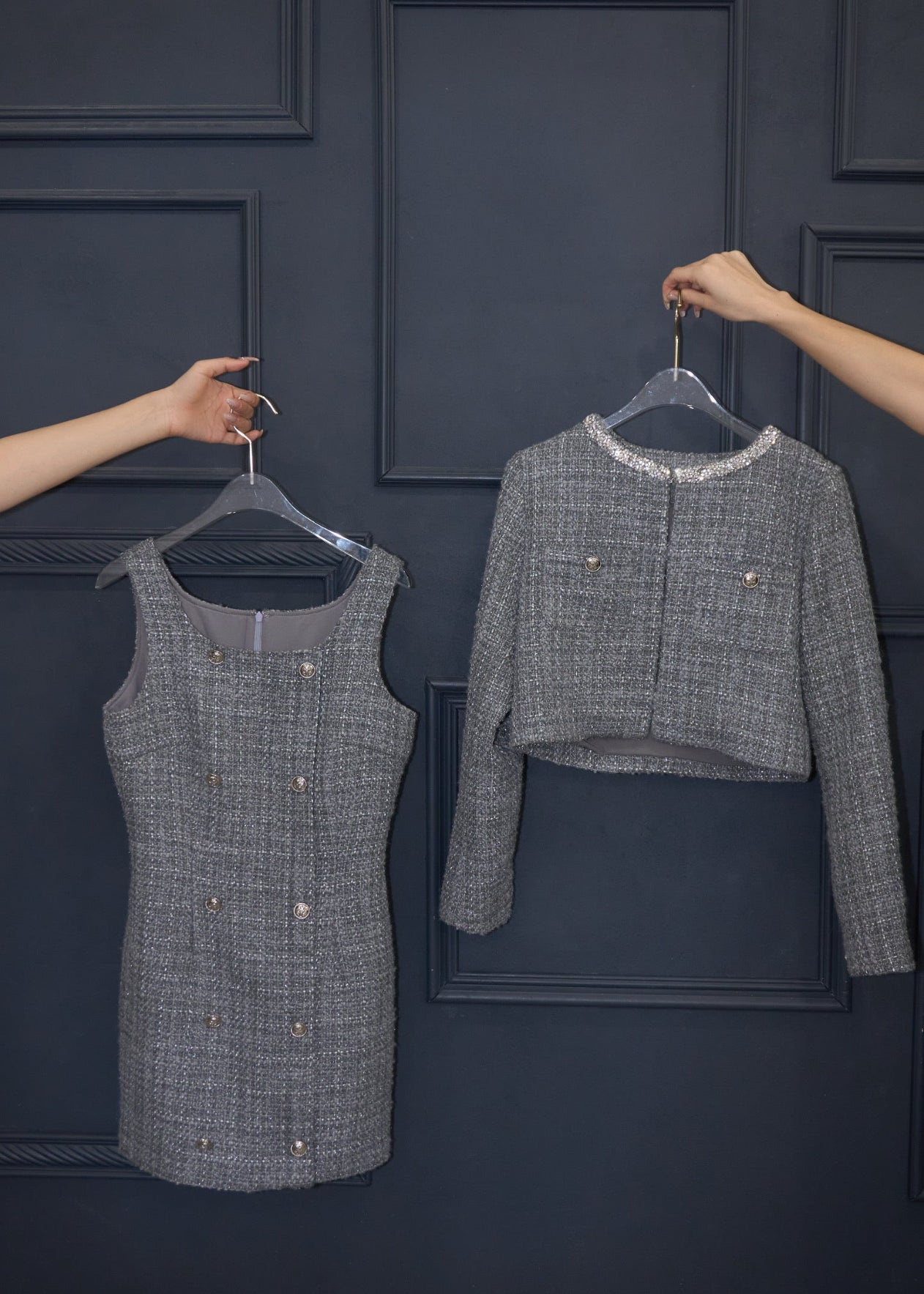 Twinkle tweed jacket – YILON