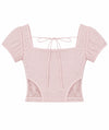 RIBBON LACE TEE