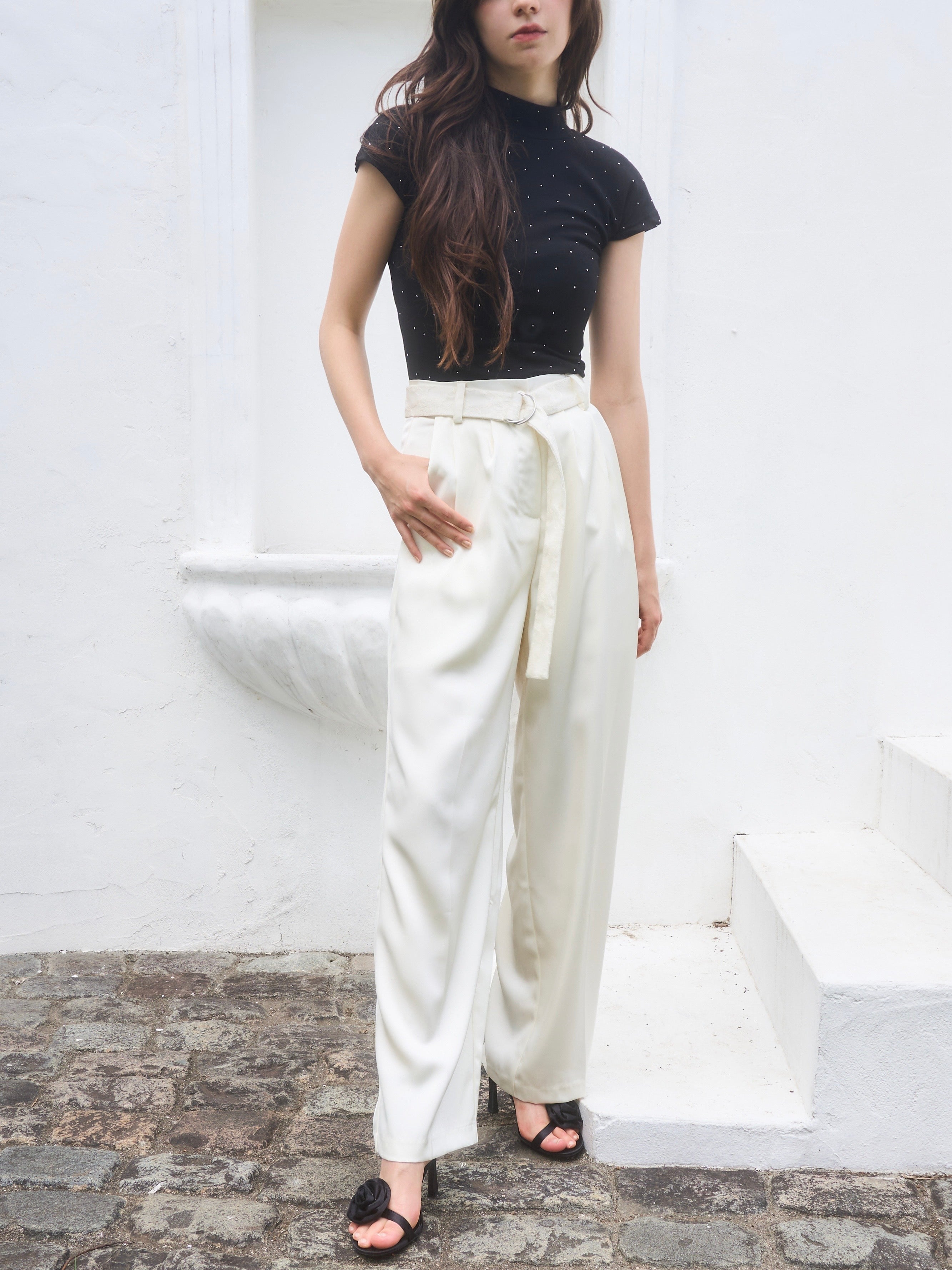 French sleeve bijou tee – YILON