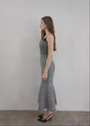 Tweed lace mermaid dress