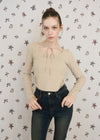 LACE RIBBON RIB TEE