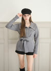 WAIST TIE KNIT JACKET