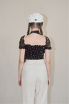 Little flower chiffon blouse