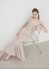FRONT RIBBON MERMAID DRESS