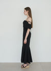 FEMININE COTTON MERMAID DRESS