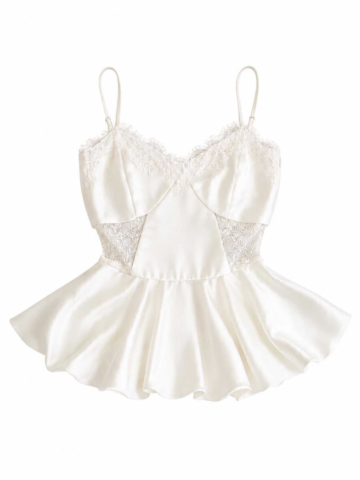 BALLOON LACE CAMI TOP – YILON