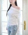 DRAPE LACE TEE