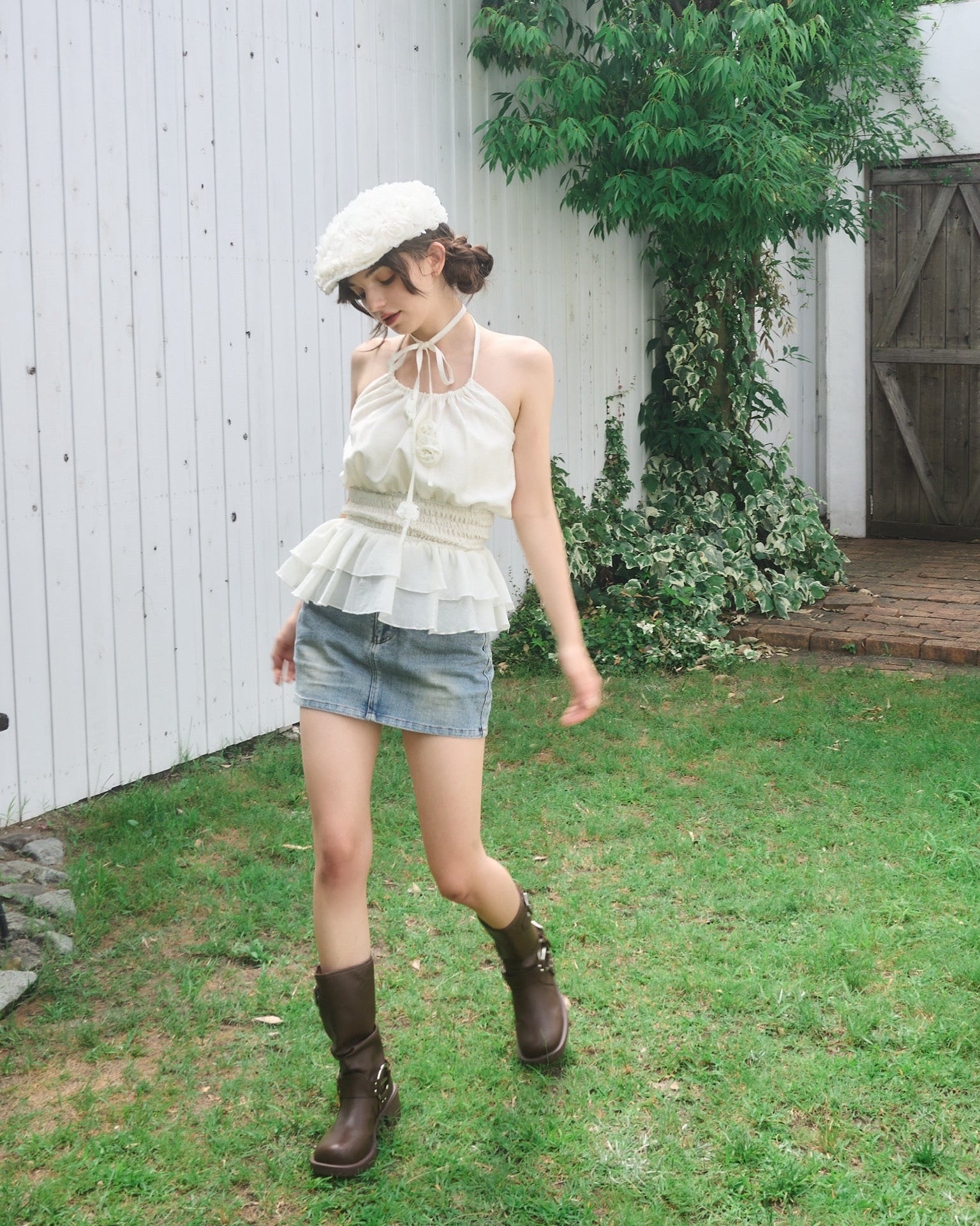 French rose blouse – YILON