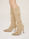 Strap belt long boots