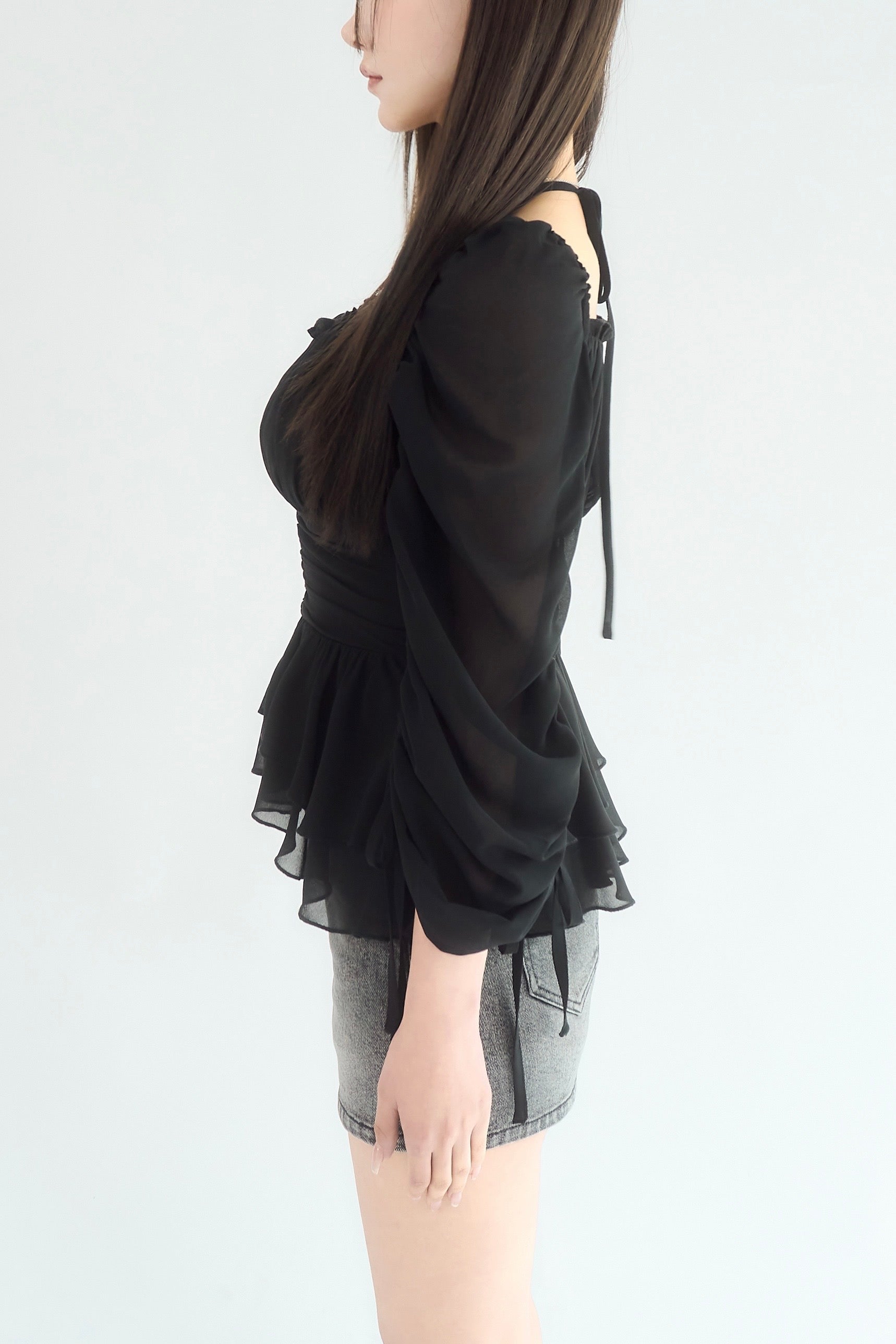 Chiffon fairy blouse – YILON