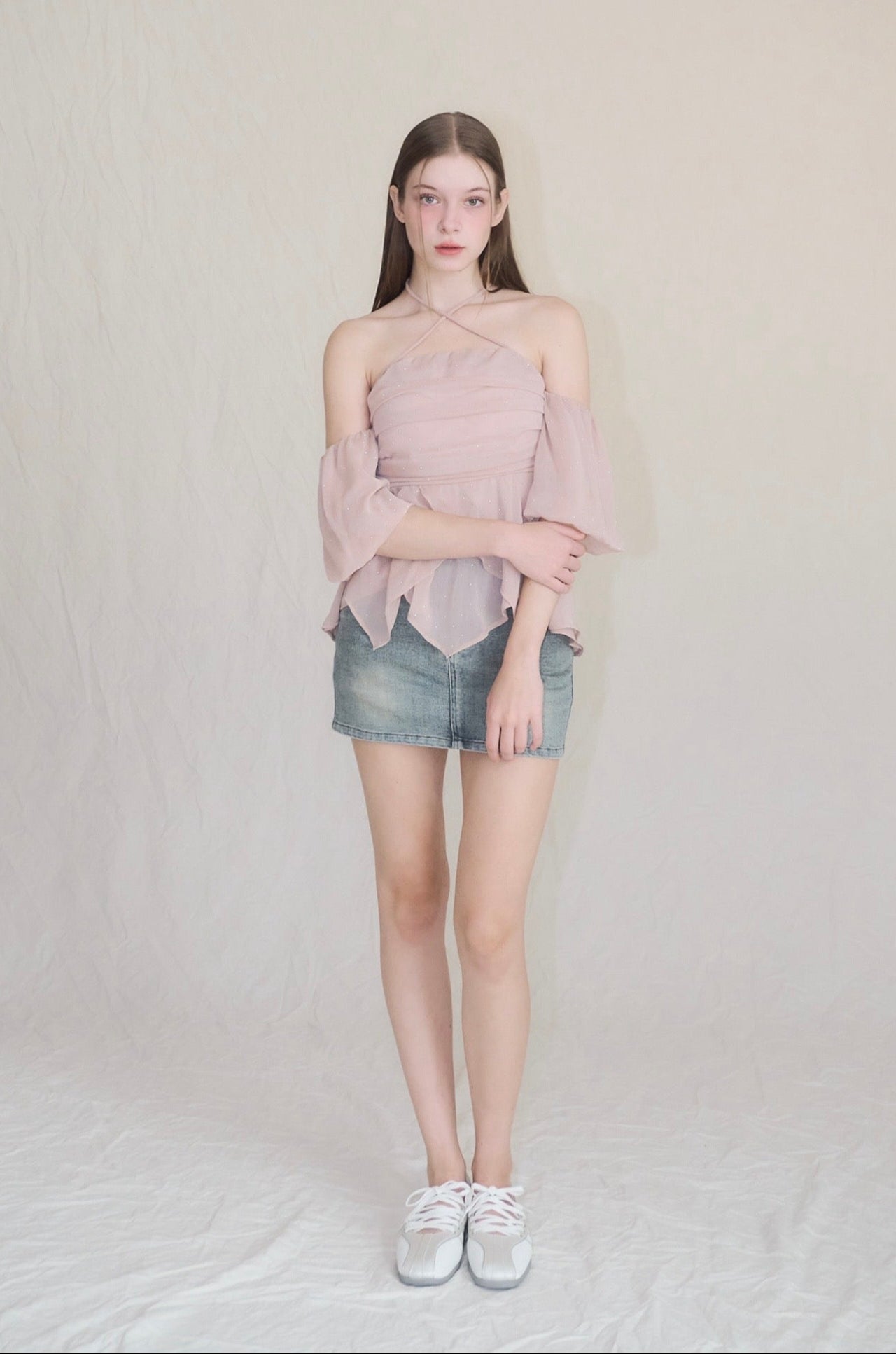 Bijou offshoulder blouse – YILON