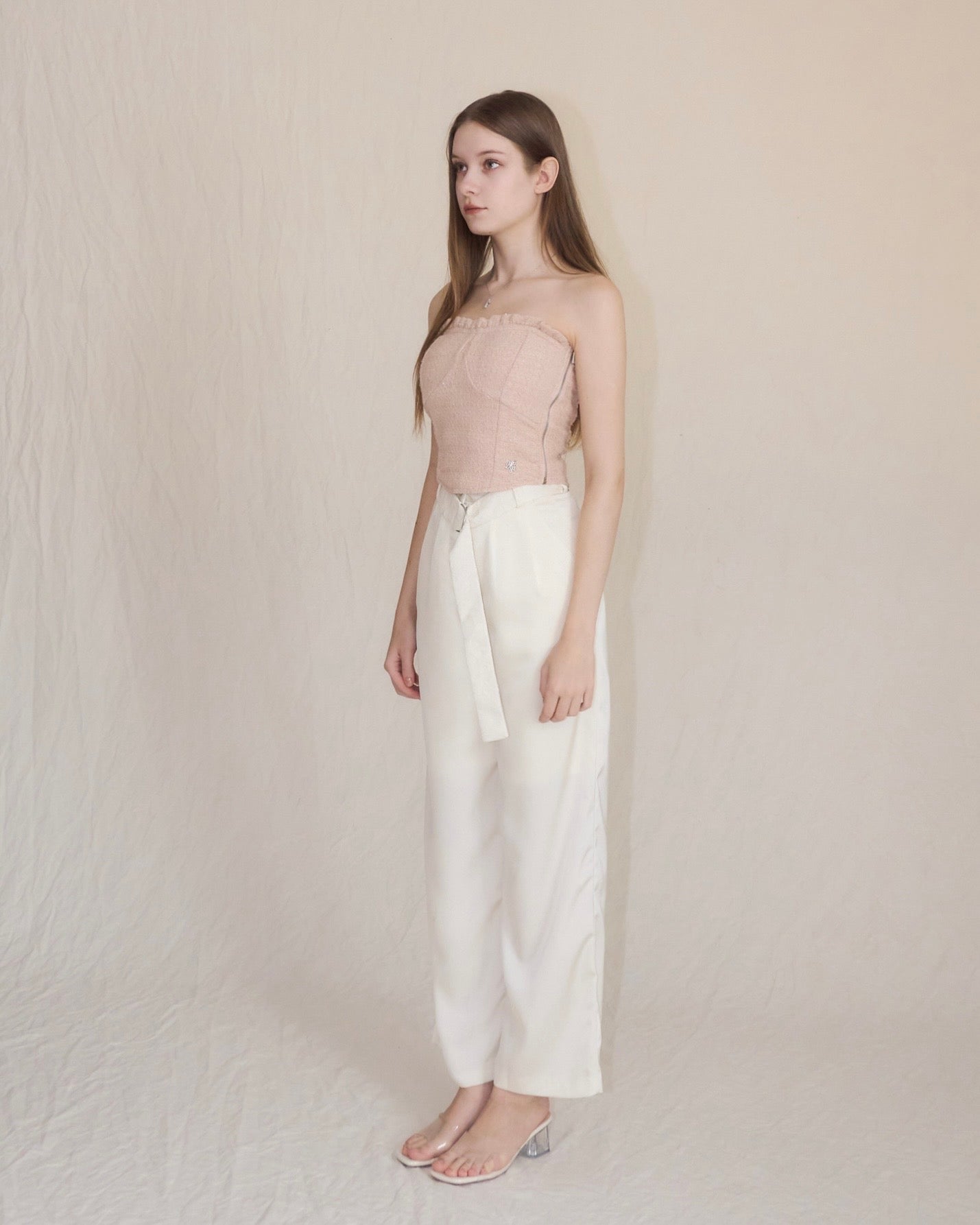 Twinkle tweed baretop – YILON