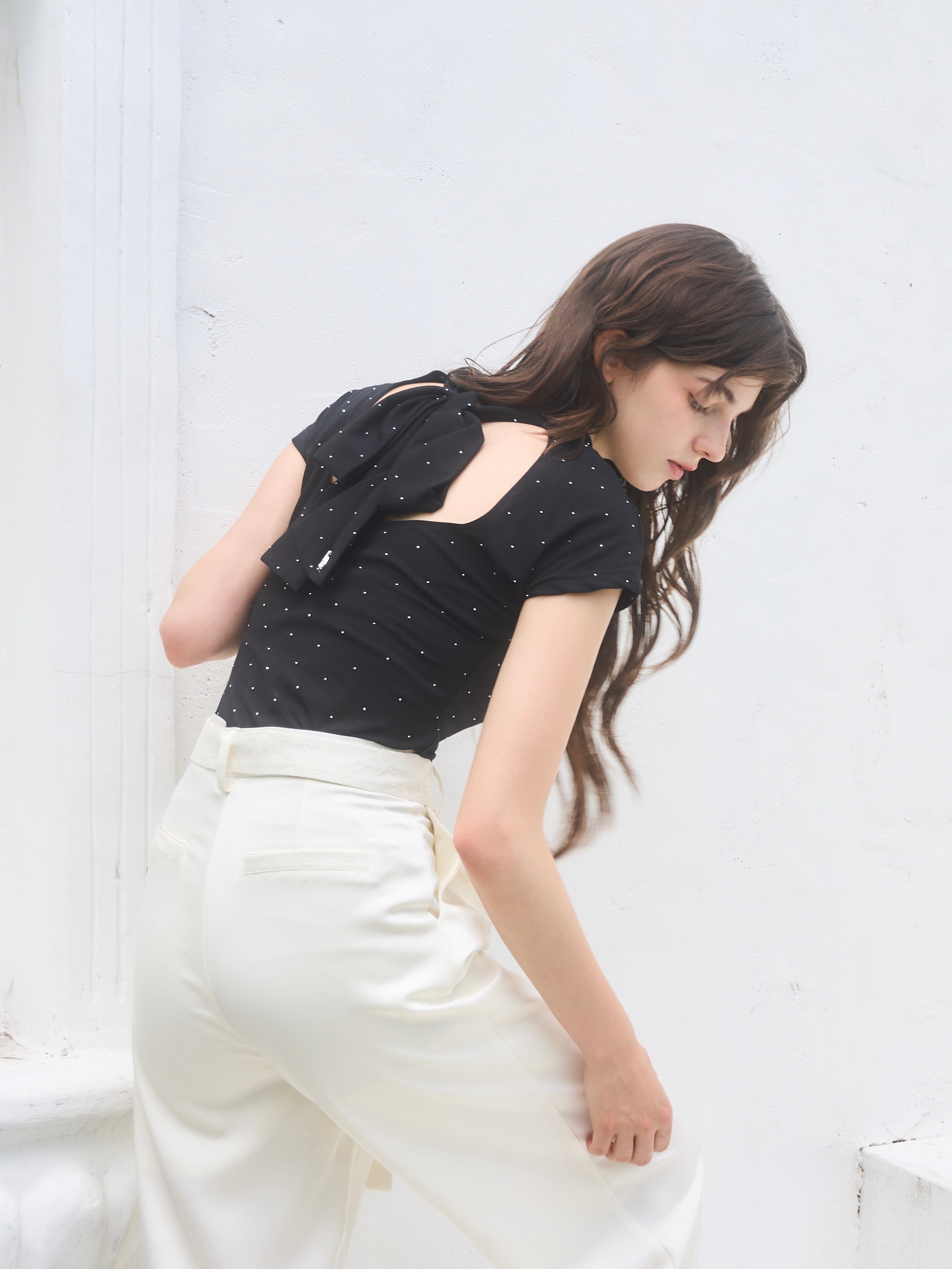 French sleeve bijou tee – YILON