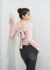 BACK RIBBON LACE TEE