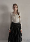 Rose ribbon cardigan