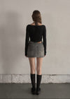 Full lace ribbon tee