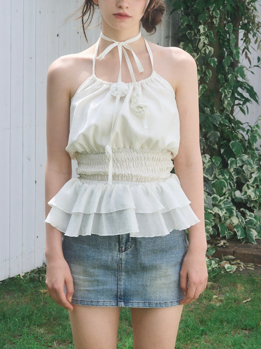 French rose blouse