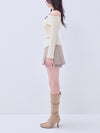 Strap belt long boots