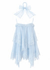 LACE TRIM TIERED CAMI TOP
