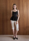 BALLOON LACE CAMI TOP
