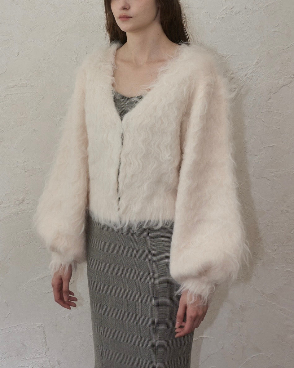 Shaggy drop cardigan – YILON