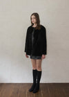 <予約商品>Waistmark eco fur coat