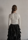 Rose ribbon cardigan