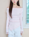 DRAPE LACE TEE