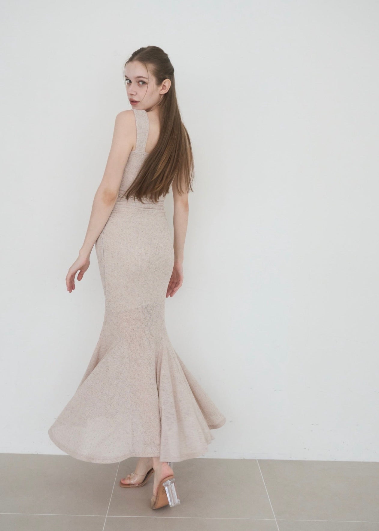 FRONT RIBBON MERMAID DRESS – YILON