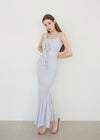 FRONT RIBBON MERMAID DRESS