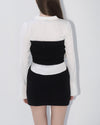 Cable bustier layered Set