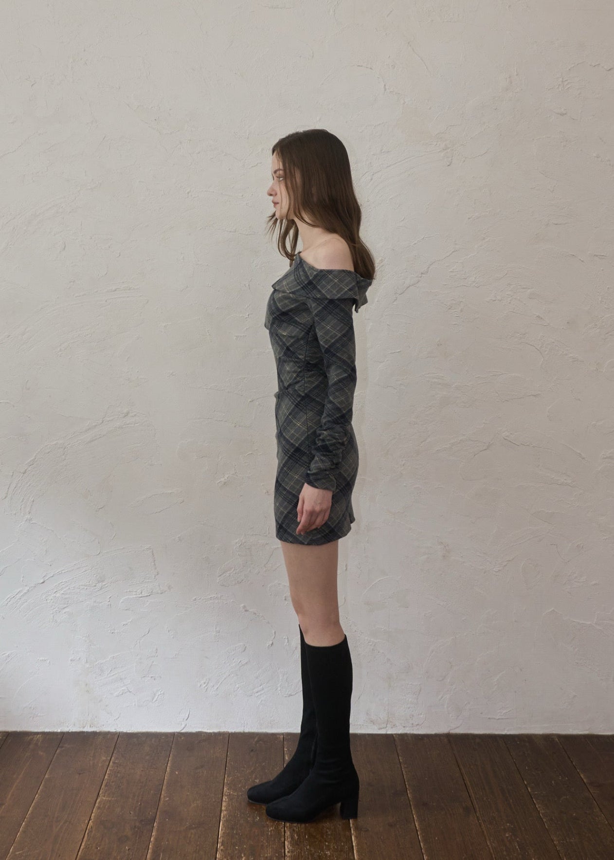 One-shoulder check mini op – YILON