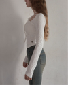 Full lace ribbon tee