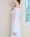 DRAPE LACE TEE