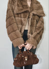 LUXE FAUX FUR COAT