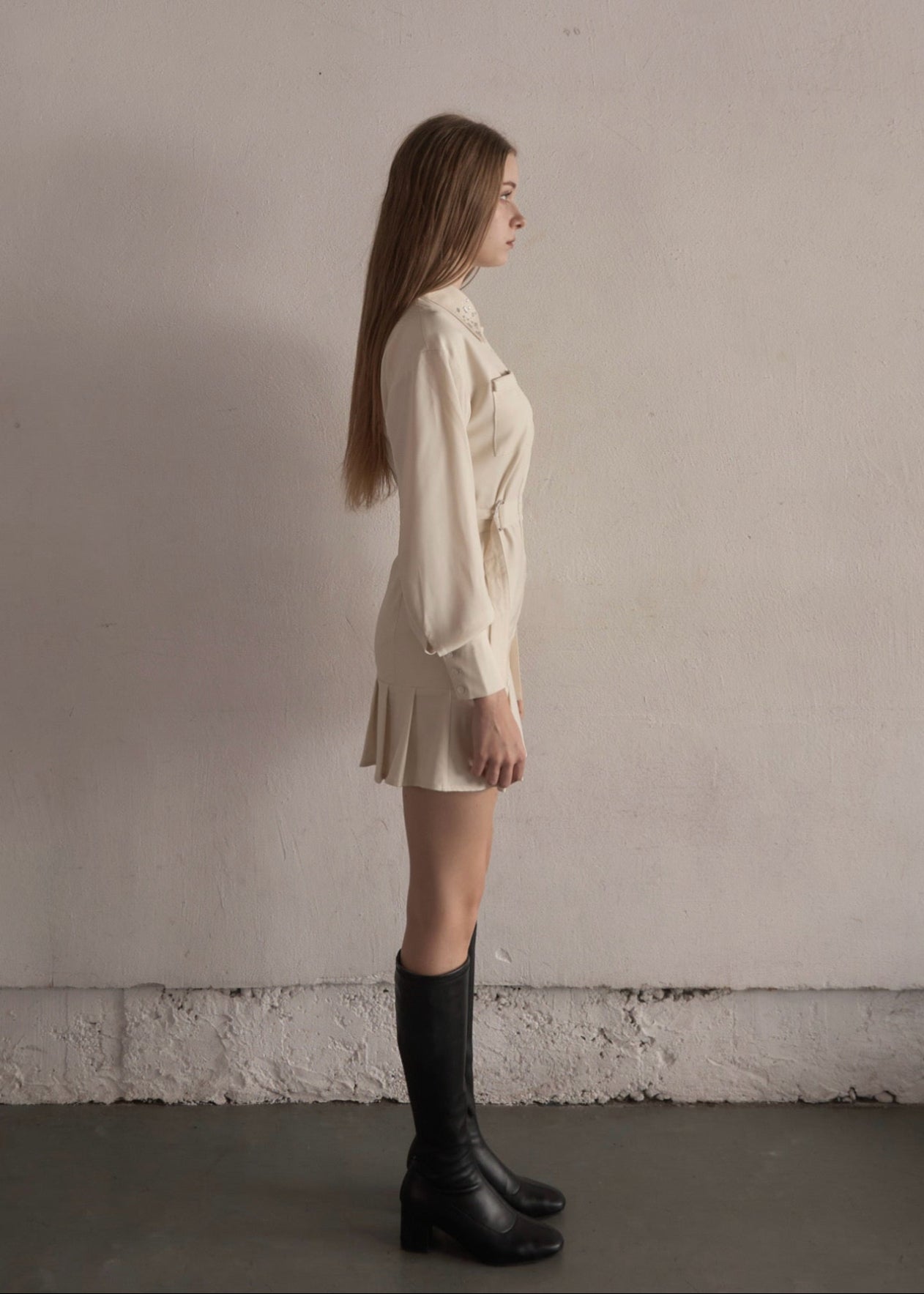 ワンピース YILON FRENCH DOT OP IVORY ワンピース YILON FRENCH DOT OP IVORY ワンピース yilon FRENCH