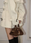 HERITAGE MELTON TRENCH COAT
