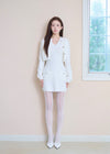 SUMMER KNIT BORDER CARDIGAN