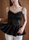 BALLOON LACE CAMI TOP